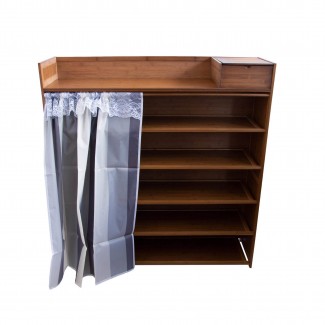 Pantofar din bambus, 6 rafturi, 102*107.5*28 cm, D191 Pantofar din bambus, 6 rafturi, 102*107.5*28 cm, D191