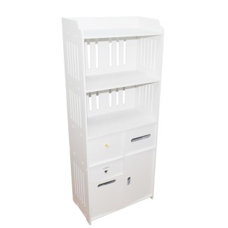 Dulapior cu sertar, compartiment pentru hartie si usa, Naimeed D156 PVC, culoare Alb, 120 x 48 x 27.5 cm Dulapior cu sertar, compartiment pentru hartie si usa, Naimeed D156 PVC, culoare Alb, 120 x 48 x 27.5 cm