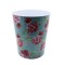 Cos decor din metal, Naimeed D2645, culoare Turcoaz / Multicolor, 26 x 22 cm