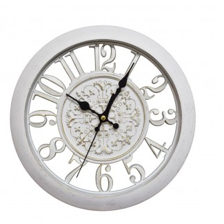 Ceas de perete 28 cm cu mecanism silentios, D3325 ALB Ceas de perete 28 cm cu mecanism silentios, D3325 ALB