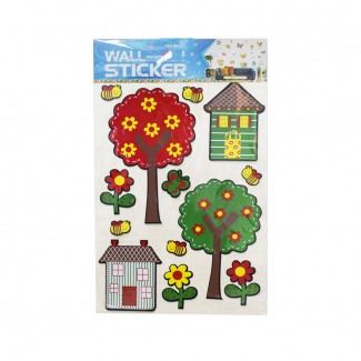 Sticker decorativ autocolant, D401-011, 80 x 49 cm