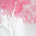 Copac artificial decorativ cu ghiveci, Naimeed D3050, culoare Roz, 220 cm