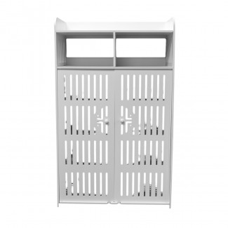 Dulap cu 7 rafturi, Naimeed D3461, culoare Alb, 99 x 60 x 32 cm Dulap cu 7 rafturi, Naimeed D3461, culoare Alb, 99 x 60 x 32 cm