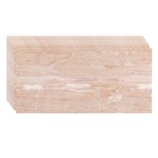 Set 10 panouri decorative, autoadezive, Naimeed D3494, 30x60cm, Marmura Crem