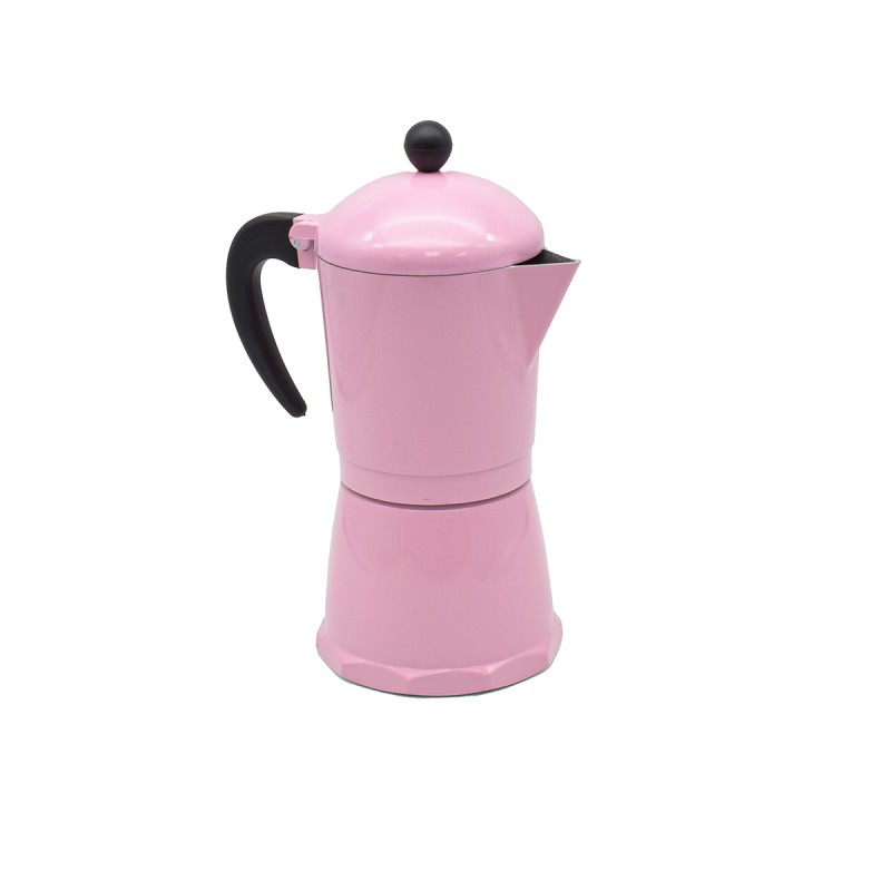 Cafetiera MOKA, 6 cafele, D3405, Roz Cafetiera MOKA, 6 cafele, D3405, Roz