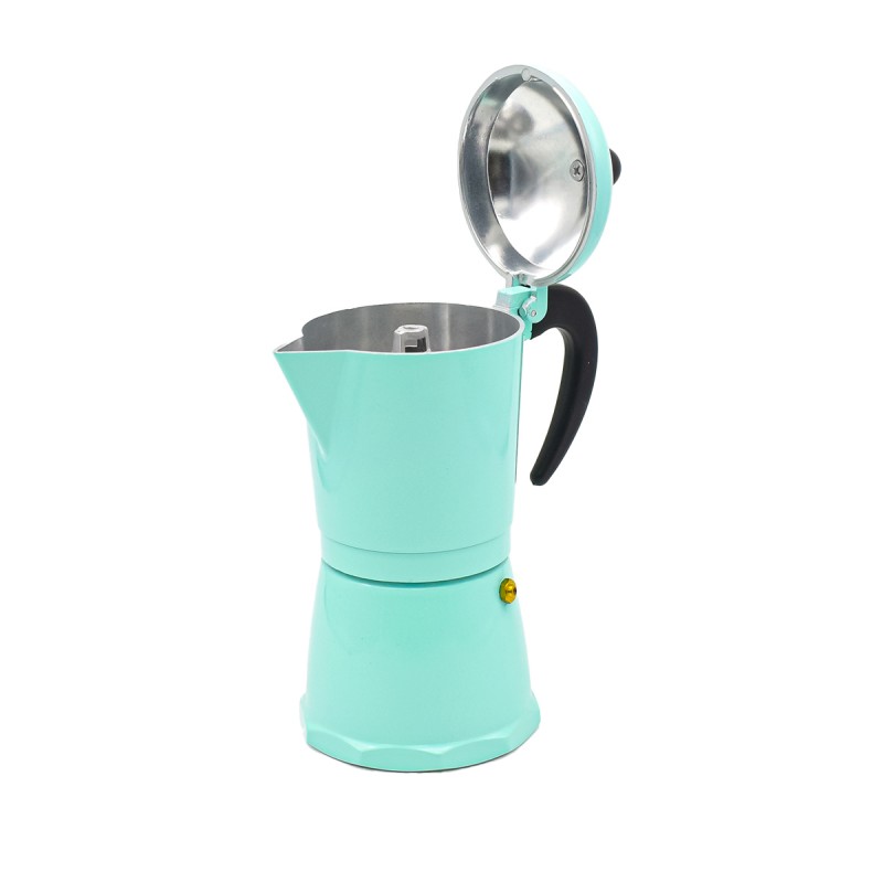 Cafetiera MOKA, 6 cafele, D3405, Turcoaz Cafetiera MOKA, 6 cafele, D3405, Turcoaz