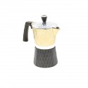 Cafetiera MOKA, 6 cafele, D3407, Auriu/Negru Cafetiera MOKA, 6 cafele, D3407, Auriu/Negru