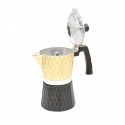 Cafetiera MOKA, 6 cafele, D3407, Auriu/Negru Cafetiera MOKA, 6 cafele, D3407, Auriu/Negru