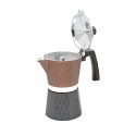 Cafetiera MOKA, 6 cafele, D3407, Maro/Negru Cafetiera MOKA, 6 cafele, D3407, Maro/Negru
