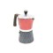 Cafetiera MOKA, 6 cafele, D3407, Rosu/Negru