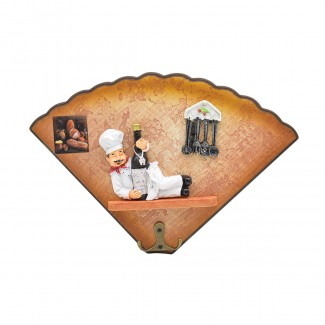 Cuier decorativ D56, 27,5x18 cm, m4