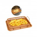 Tava de copt cu cos, Cooper Fryer, 36x25cm