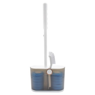 Set 2 perii toaleta, 12 rezerve unica folosinta, Naimeed D5292, Alb, 20x8x45cm Set 2 perii toaleta, 12 rezerve unica folosinta, Naimeed D5292, Alb, 20x8x45cm