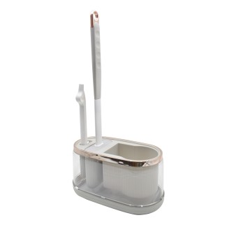 Set 2 perii toaleta, Naimeed D5293, Gri deschis, 20x11x45cm Set 2 perii toaleta, Naimeed D5293, Gri deschis, 20x11x45cm