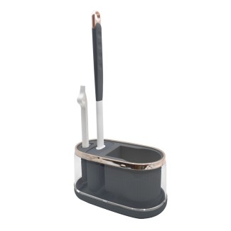 Set 2 perii toaleta, Naimeed D5293, Gri inchis, 20x11x45cm Set 2 perii toaleta, Naimeed D5293, Gri inchis, 20x11x45cm