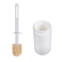Set perie toaleta cu suport, Naimeed D5313, 40x11cm, Alb Set perie toaleta cu suport, Naimeed D5313, 40x11cm, Alb