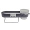 Raft baie, prindere adeziva, Naimeed D5364, multifunctional, Gri inchis, 17x11x11cm