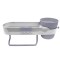 Raft baie, prindere adeziva, Naimeed D5364, multifunctional, Gri deschis, 17x11x11cm