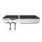 Raft baie, prindere adeziva, Naimeed D5365, Gri, 22x9x3cm