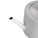 Ceainic cu infuzor si capac, design elegant, otel inoxidabil/plastic, 1500ml, 22x21x13cm, Naimeed D6977, Alb