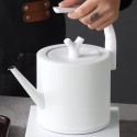 Ceainic cu infuzor si capac, design elegant, otel inoxidabil/plastic, 1500ml, 22x21x13cm, Naimeed D6977, Alb Ceainic cu infuzor si capac, design elegant, otel inoxidabil/plastic, 1500ml, 22x21x13cm, Naimeed D6977, Alb