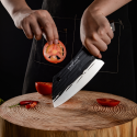 Satar profesional macelarie, Naimeed D7793, Lama din inox 19cm si maner din lemn 12.5 cm Satar profesional macelarie, Naimeed D7793, Lama din inox 19cm si maner din lemn 12.5 cm