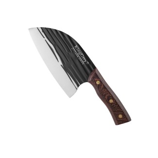 Satar profesional macelarie, Naimeed D7795, Lama din inox 17 cm si maner din lemn 13 cm Satar profesional macelarie, Naimeed D7795, Lama din inox 17 cm si maner din lemn 13 cm