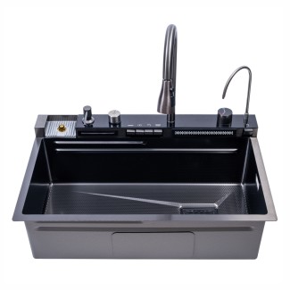 Chiuveta multifunctionala Smart Cuisine, cu accesorii incluse, Naimeed D6743, functii multiple, otel inoxidabil, Gri, 210x750x460mm Chiuveta multifunctionala Smart Cuisine, cu accesorii incluse, Naimeed D6743, functii multiple, otel inoxidabil, Gri, 210x750x460mm