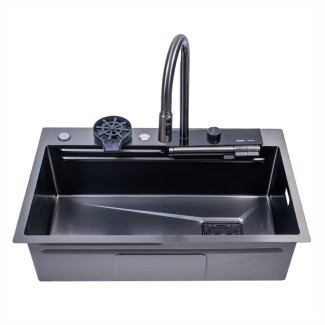 Chiuveta multifunctionala Smart Cuisine, cu accesorii incluse, Naimeed D6748, functii multiple, otel inoxidabil, Gri, 210x750x460mm Chiuveta multifunctionala Smart Cuisine, cu accesorii incluse, Naimeed D6748, functii multiple, otel inoxidabil, Gri, 210x750x460mm