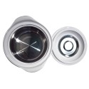 Caserola termica, set 5 piese, interior din inox, Naimeed D4794, Alb