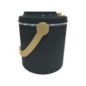Caserola termica, set 3 piese, cu interior din inox, Naimeed D4803, Negru Caserola termica, set 3 piese, cu interior din inox, Naimeed D4803, Negru