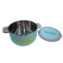 Caserola termica, set 3 piese, cu interior din inox, Naimeed D4810, Albastru Caserola termica, set 3 piese, cu interior din inox, Naimeed D4810, Albastru