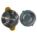 Caserola termica, set 5 piese, cu interior din inox, Naimeed D4818, Albastru Caserola termica, set 5 piese, cu interior din inox, Naimeed D4818, Albastru