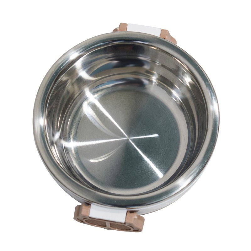 Caserola termica, set 7 piese, cu interior din inox, Naimeed D4820, Maro Caserola termica, set 7 piese, cu interior din inox, Naimeed D4820, Maro