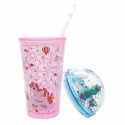 Pahar cu capac, Naimeed D5026, Unicorn-Turcoaz Pahar cu capac, Naimeed D5026, Unicorn-Turcoaz