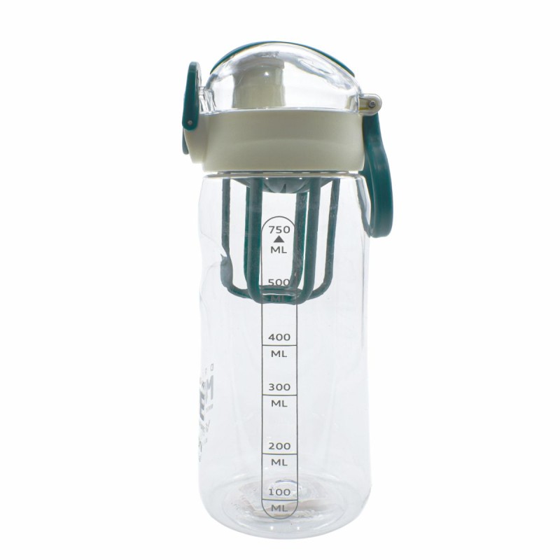 Sticla apa, gradata, 750 ml, Naimeed D5043, Verde