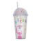 Pahar cu capac, Naimeed D5022, Roz-Unicorn