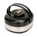 Caserola termica, set 3 piese, Thermo Class, cu interior din inox, Naimeed D6708, Negru Caserola termica, set 3 piese, Thermo Class, cu interior din inox, Naimeed D6708, Negru