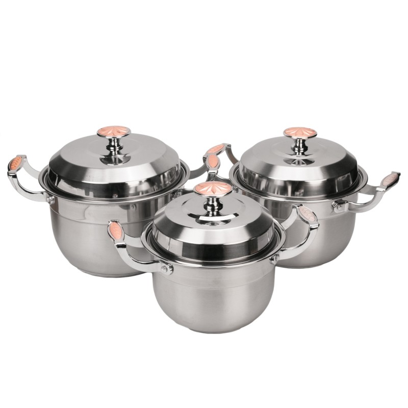 Set oale 6 piese, Naimeed D6714, Inox, capac Inox Set oale 6 piese, Naimeed D6714, Inox, capac Inox
