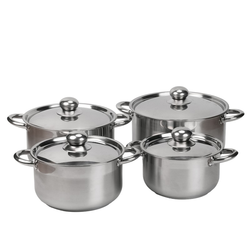 Set oale 8 piese, Naimeed D6715, Inox, capac Inox Set oale 8 piese, Naimeed D6715, Inox, capac Inox