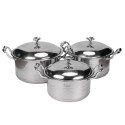 Set oale 6 piese, Naimeed D6716, Inox, capac Inox Set oale 6 piese, Naimeed D6716, Inox, capac Inox