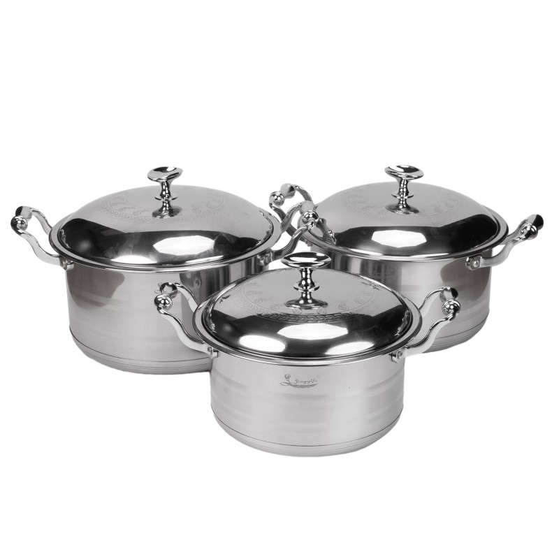 Set oale 6 piese, Naimeed D6716, Inox, capac Inox Set oale 6 piese, Naimeed D6716, Inox, capac Inox