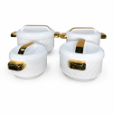 Caserola termica,set 4 piese, Naimeed D7934, Alb