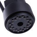 Baterie chiuveta de bucatarie, rotire 360°, multifunctionala, cu design modern si furtun flexibil, Naimeed D6180, Negru
