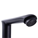 Baterie chiuveta pentru o singura alimentare cu apa, (cald sau rece), design modern, Naimeed D6184, Negru mat