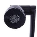 Baterie chiuveta pentru o singura alimentare cu apa, (cald sau rece), rotire 360°, multifunctionala, cu design modern, Naimeed D6185, Negru mat