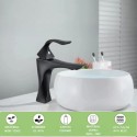 Baterie pentru baie cu design modern, Naimeed D6202, Negru mat Baterie pentru baie cu design modern, Naimeed D6202, Negru mat