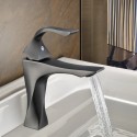 Baterie pentru baie cu design modern, Naimeed D6203, Gri mat Baterie pentru baie cu design modern, Naimeed D6203, Gri mat