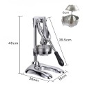 Presa manuala pentru citrice, Naimeed D7006, 48x26x19.5cm, Argintiu