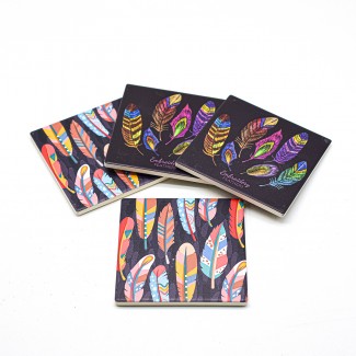 Suport pahar, din ceramica, set 4 bucati, D1081, 11cm Suport pahar, din ceramica, set 4 bucati, D1081, 11cm